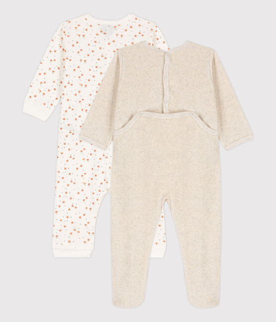 2er-Set Baby-Strampler aus Baumwolle mit Sternenmotiv variante 1