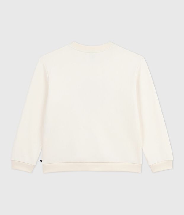 Damen-Sweatshirt aus Baumwolle MILK