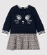 Langärmeliges Baby-Kleid für Mädchen