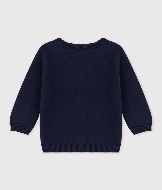 Baby-Strickjacke blau SMOKING