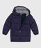 Lange Kinder-Winterjacke mit Muster blau SOIR/ MULTICO