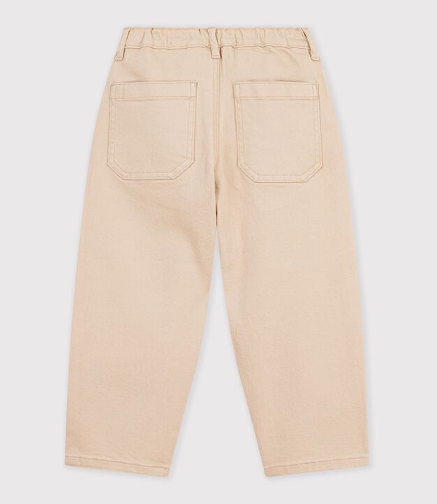 5-Pocket Kinder-Hose aus Denim beige