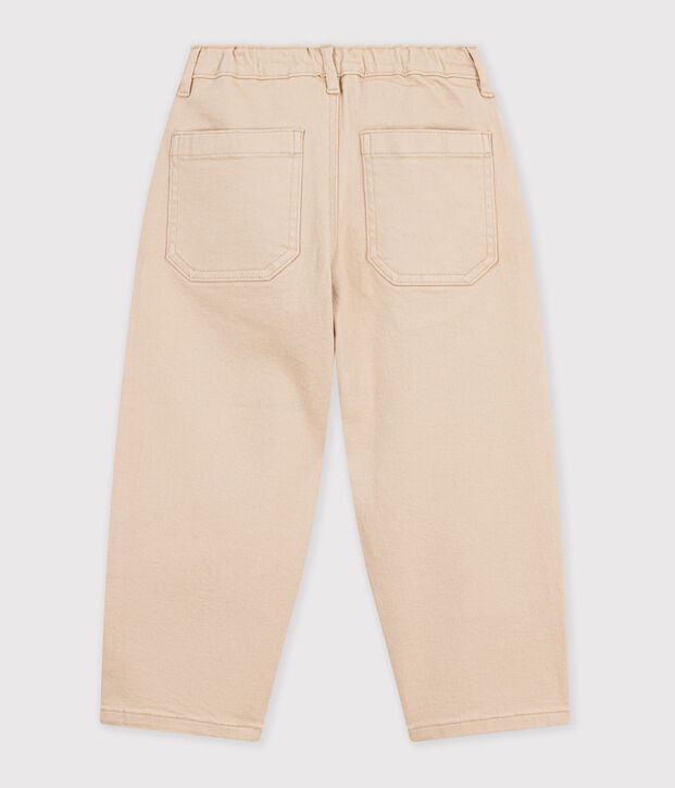 5-Pocket Kinder-Hose aus Denim beige