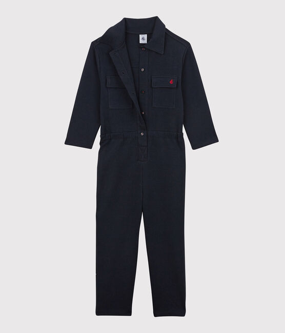 Bedruckter Overall aus Baumwolle für Mädchen blau SMOKING