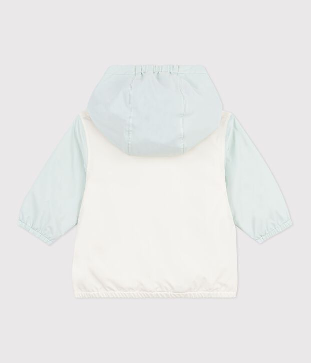 Baby-Windjacke mit Colorblock und Ringelstreifen-Futter blau/vielfarbig