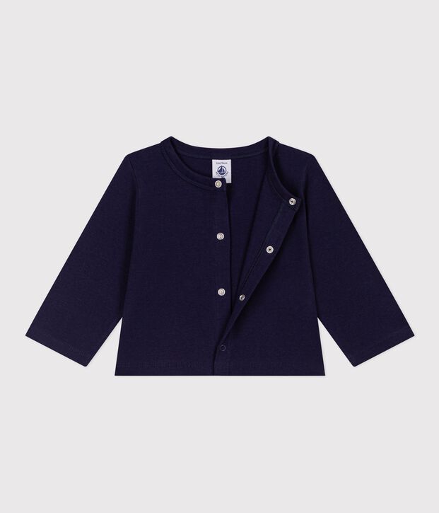 Baby-Cardigan aus einfarbiger Baumwolle SOIR