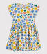 Kurzärmeliges Kinderkleid aus Popeline für Mädchen