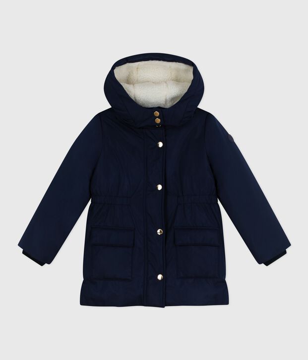Kinder-Parka halblang und einfarbig SMOKING
