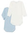 Zweier-Set langärmlige Baby-Bodys für Mädchen variante 1