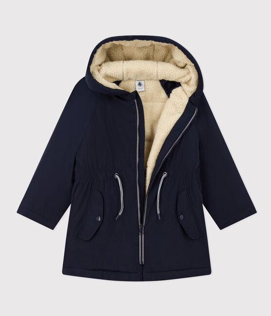 Parka Kinder/Mädchen blau SMOKING