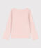 Langärmeliges T-Shirt aus Baumwolle für Kinder/Mädchen rosa SALINE