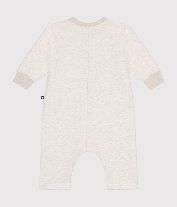 Langer Baby-Overall aus weichem und warmen Molton MONTELIMAR CHINE