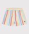 Baby-Badeshorts mit Streifen weiss/vielfarbig