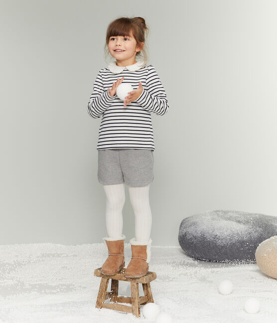 Kinder-Short Mädchen grau SUBWAY CHINE
