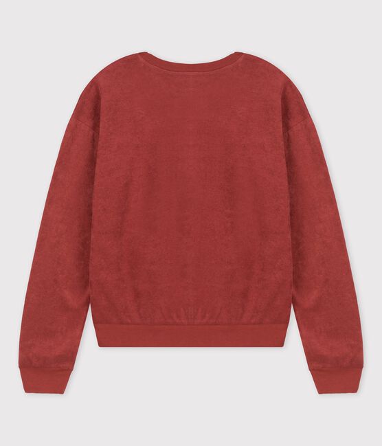 Sweatshirt aus Baumwolle für Damen braun OMBRIE