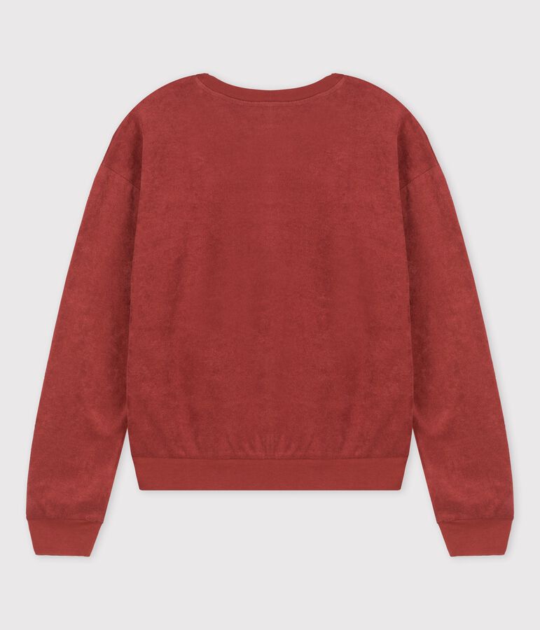 Sweatshirt aus Baumwolle f&uuml;r Damen braun