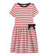 Gestreiftes Mädchen-Kleid