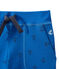 Bedruckte Jungen-Bermudashorts aus schwerem Jersey blau PERSE/blau SMOKING