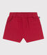 Baby-Shorts aus Popeline mit Lochspitze