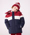 Kinder-Winterjacke im Colorblock blau SMOKING/weiss MULTICO