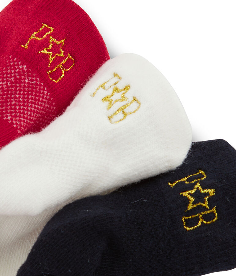 Set aus 3 Paar Kinderstr&uuml;mpfen Unisex variante 3