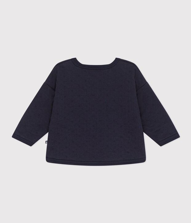 Baby-Sweatshirt aus gestepptem Doppeljersey SMOKING
