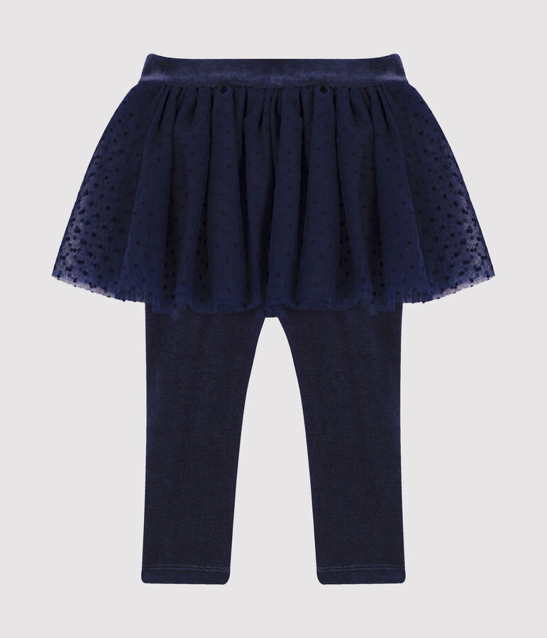 Baby-Leggings mit T&uuml;llrock blau