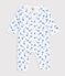 Dors bien sans pied en coton weiss/blau/vielfarbig