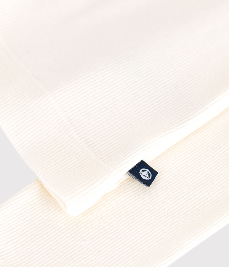 Lang&auml;rmeliges Damen-T-Shirt L&rsquo;Iconique aus Baumwolle naturfarben