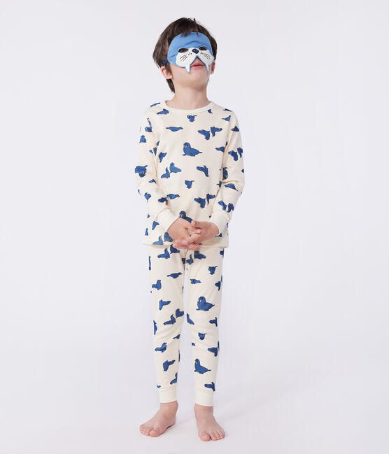 Kinder-Pyjama zum Verkleiden aus Baumwolle mit Walross-Motiv weiss AVALANCHE/ MULTICO