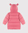 Einfarbige gesteppte Baby-jacke für Mädchen rosa CHEEK