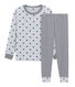Rippstrick-Pyjama für Jungen