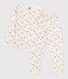 Kinderpyjama aus Doppeljersey mit Blumenmotiv für Mädchen
