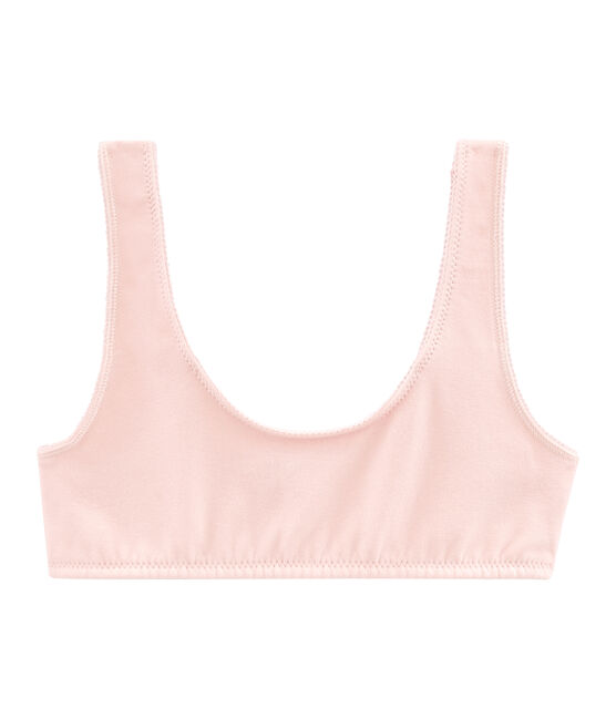 Gepolsterter Bustier für Mädchen rosa FLEUR