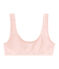 Gepolsterter Bustier für Mädchen rosa FLEUR