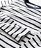 T-Shirt L’ICONIQUE aus Baumwolle mit rundem Ausschnitt für Damen weiss MARSHMALLOW/blau SMOKING