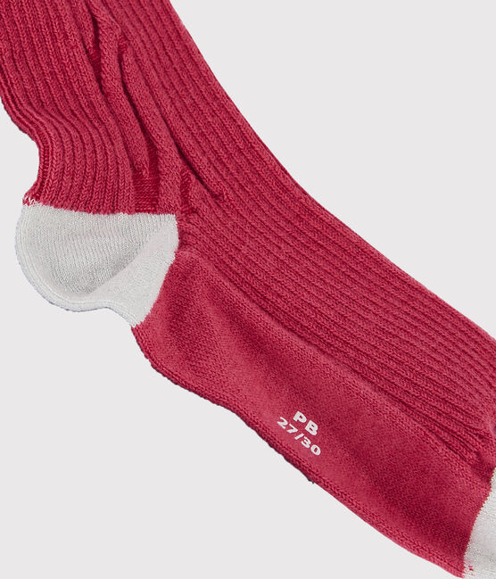 Warme Kinderstrumpfhose Mädchen rosa POPPY