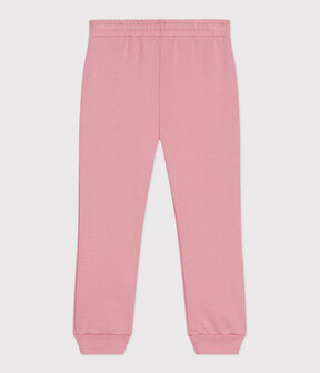 Kinder-Jogginghose aus einfarbiger Baumwolle  rosa CHARME