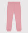 Kinder-Jogginghose aus einfarbiger Baumwolle  rosa CHARME