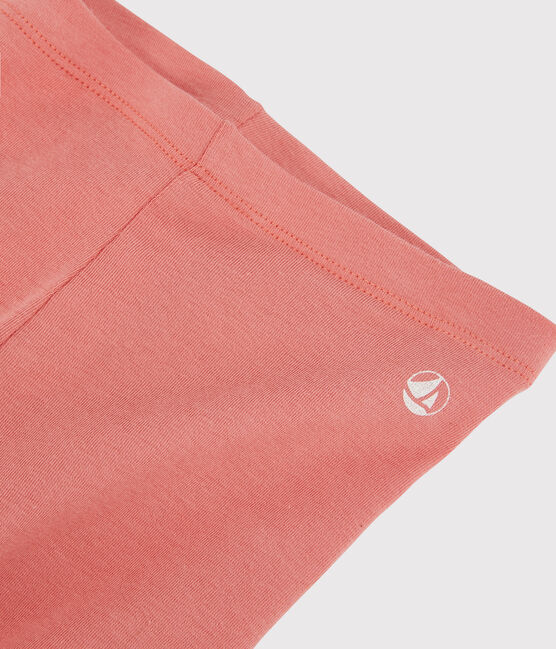 Leggings aus Jersey-Elasthan für Mädchen rosa PAPAYE