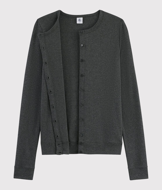 Cardigan für Damen grau CITY CHINE