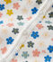 Phosphoreszierender kurzer Baby-Einteiler aus Baumwolle weiss MARSHMALLOW/weiss MULTICO