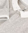 Baby-Strampler aus Samt grau BELUGA CHINE