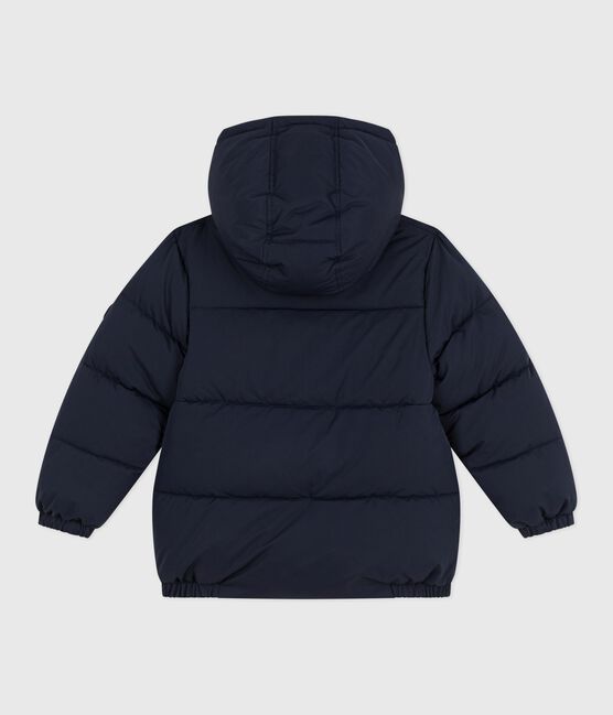 Einfarbige Kinder-Winterjacke  blau SMOKING