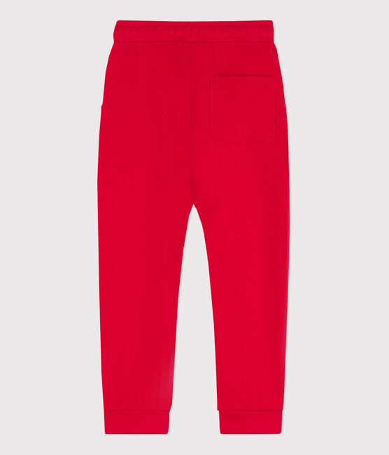 Kinder-Jogginghose aus Molton für Jungen rot PEPS