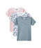 Jungen-Kurzarmshirts im 3er-Set weiss LOT