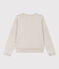 Sweatshirt aus Molton für Damen grau BELUGA CHINE