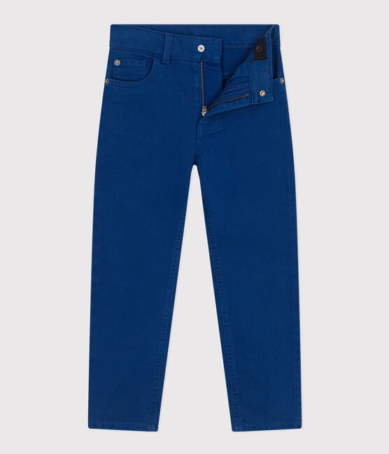 Gerade geschnittene Hose aus farbigem Denim Kinder/Jungen blau INCOGNITO