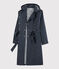 Trench mit Kapuze Damen blau SMOKING