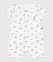 Baby-Kurzoverall aus Baumwolle mit Tiermotiven weiss MARSHMALLOW/weiss MULTICO